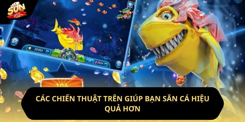 Các chiến thuật trên giúp bạn săn cá hiệu quả hơn